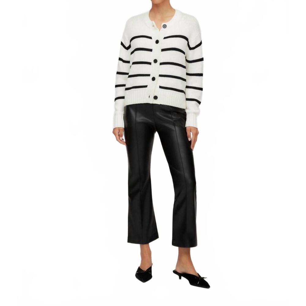 NEW FIFTEEN TWENTY luca cardigan sweater in stripe